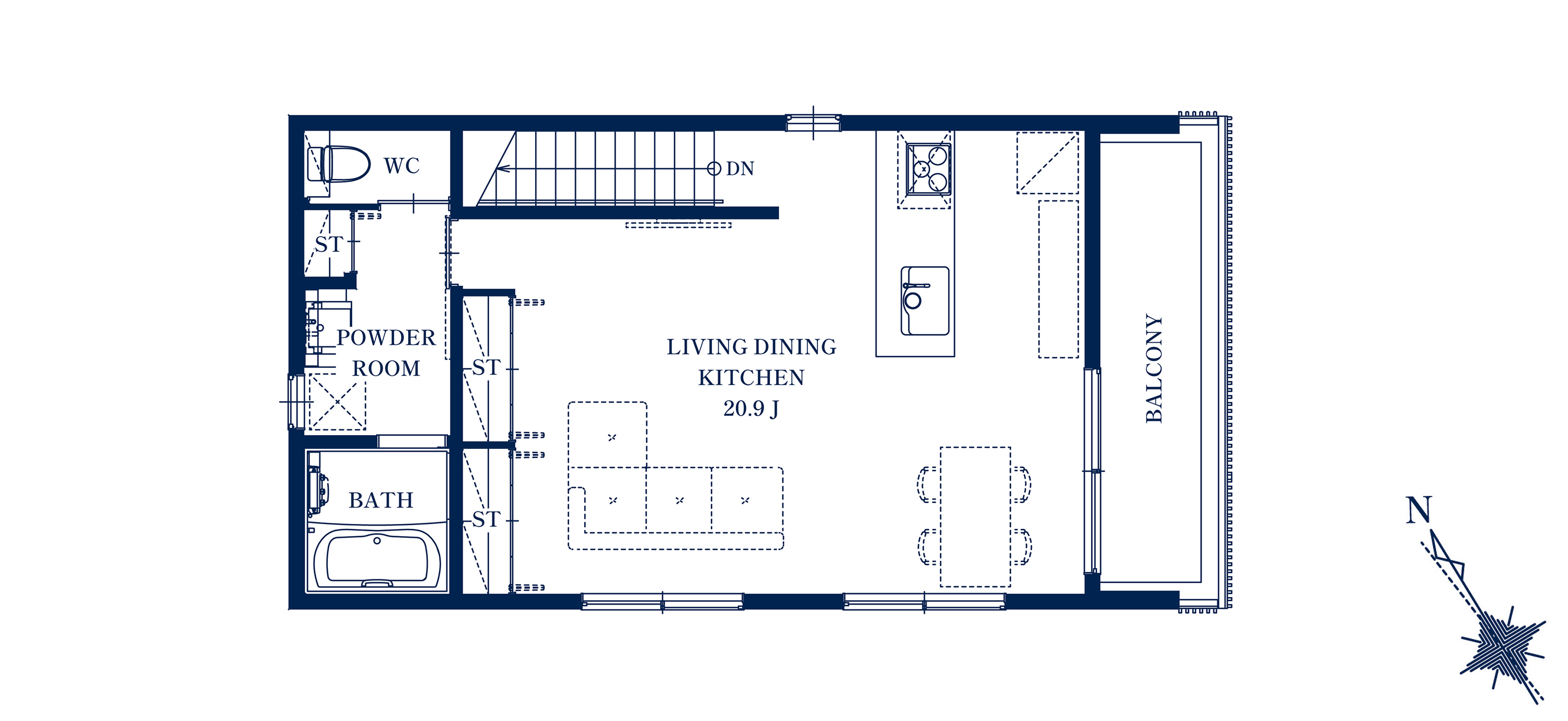 室見5丁目ⅡC棟2F